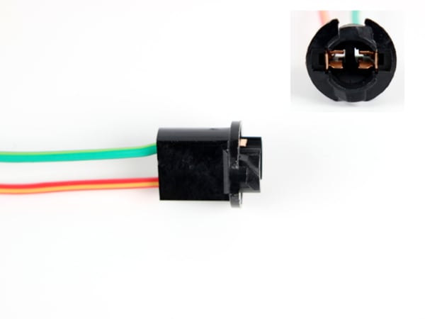 T10 w5w kontakter / socklar / adaptor  10-pack hård modell