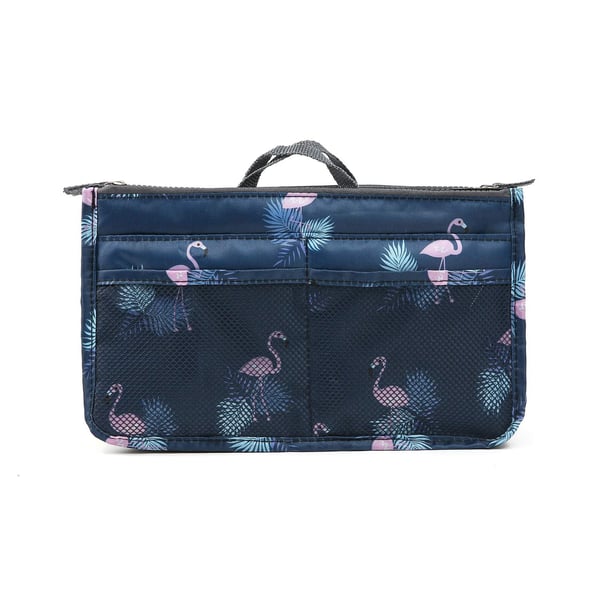 Bag in Bag Handväskinsats Väskinsats Flamingo Mörk Blå