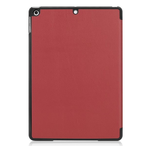 Apple iPad 10.2 2021/2020/2019 Slim Fit Trifoldbart Deksel - Vinrød