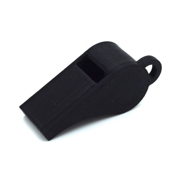 Fløyte PLA plast 118+ Db svart