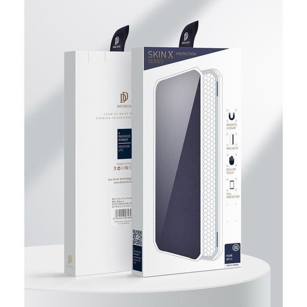 iPhone 11 Pro MAX - Dux Skin X Bookcase Kotelolompakko - Kulta