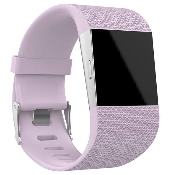 Klokkerem kompatibel med Fitbit Surge, Lyslilla - L