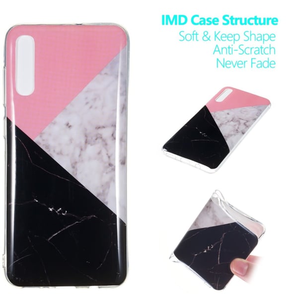 Mønster IMD TPU Blødt Bagcover til Samsung Galaxy A70 - Stil D