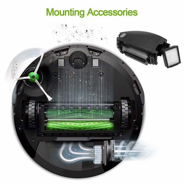 iRobot Roomba -tarvikesarja i7 i7 + i7 Plus E5 E6 E7: lle