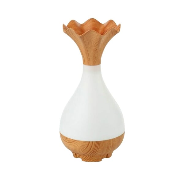 Jade Bottle aromaterapi luftfugter og lampe - Lyst træ