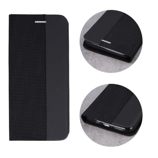 iPhone 11 Pro Max - Smart Senso Kotelo Mobiililompakko - Musta