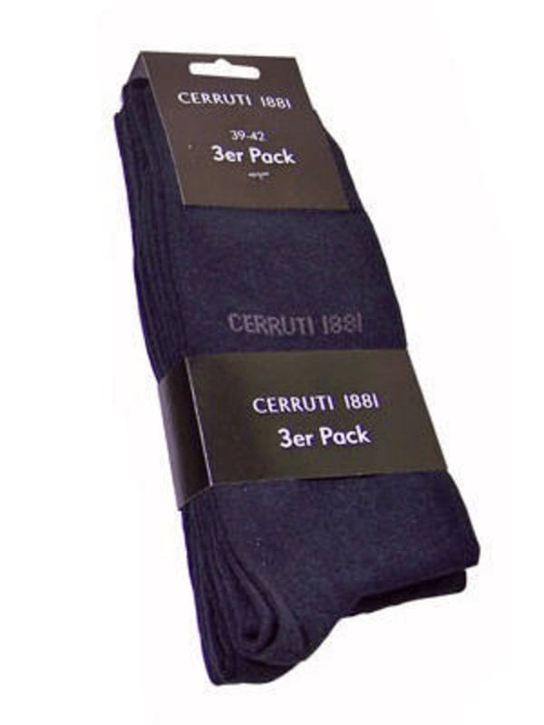 Cerruti 1881 strumpor 9 par stl 43-46 - Mörkbrun