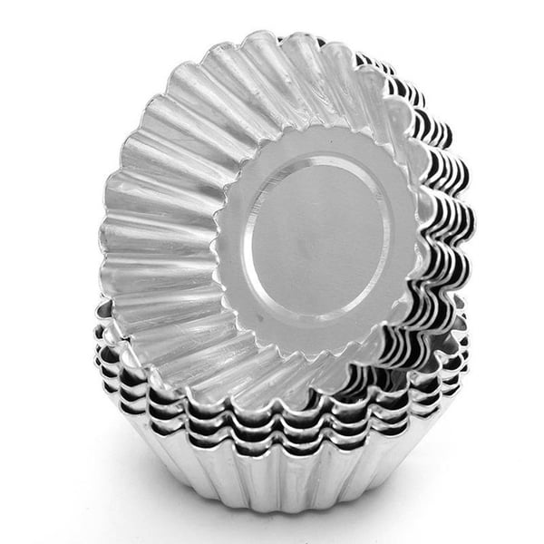 10 bakeformer i metall - Muffinsform - Småkaker - Former