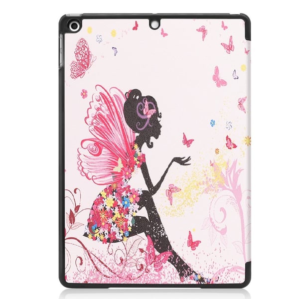 Apple iPad 10.2 (2019) Pattern PU kolminkertainen tabletin kotelo - Kauneus