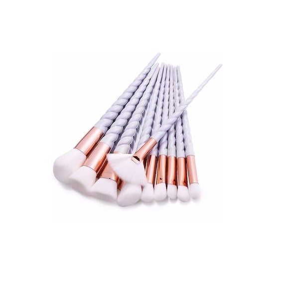 10-pack Sminkborstar, Enhörning - Lila