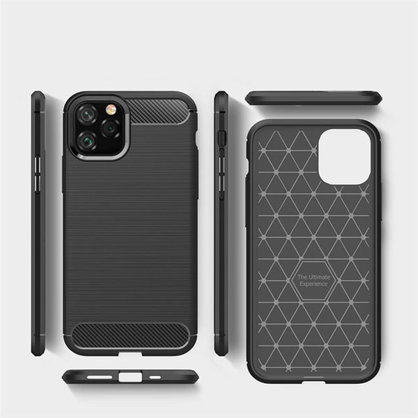 SKALO iPhone 11 Pro Max Armor Carbon Stødsikker TPU-cover