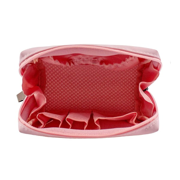 Kompakt sminkväska, Rosa