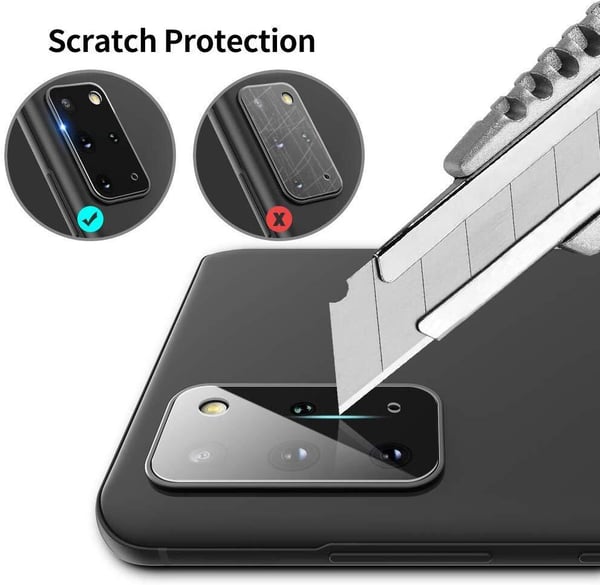 3-pack C4U® kameralinsedæksel i hærdet glas til Galaxy S20+