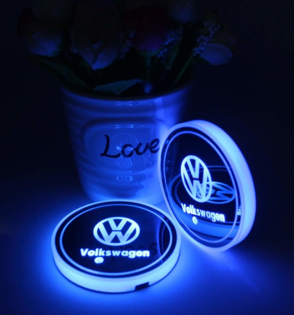 2X Volkswagen Led bundplade til krusholdere