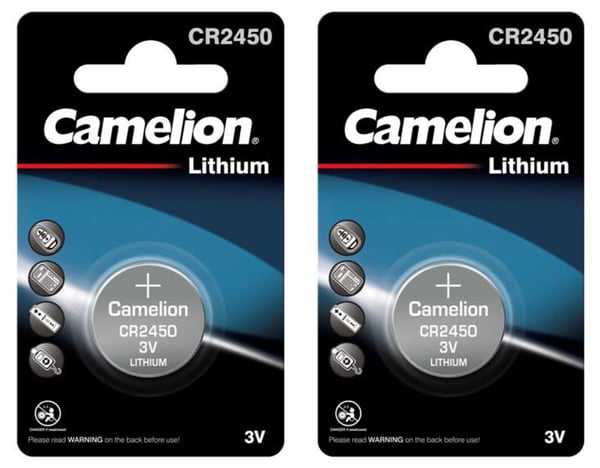 CR2450  Batteri  2-pack Litium Lithium