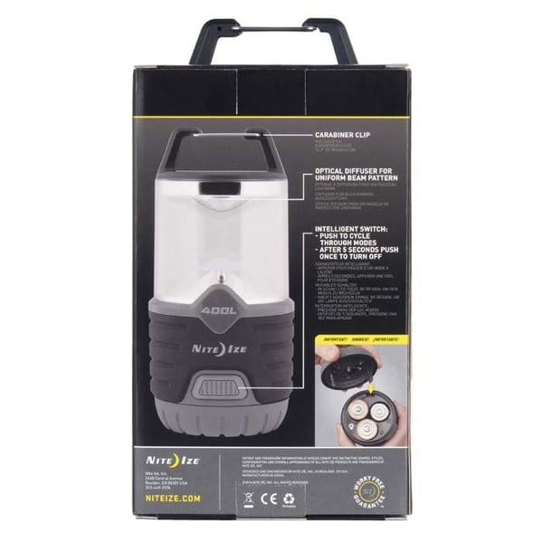campinglampa, lanterna, campinglykta,  NITE IZE RADIANT 400 LANTERN
