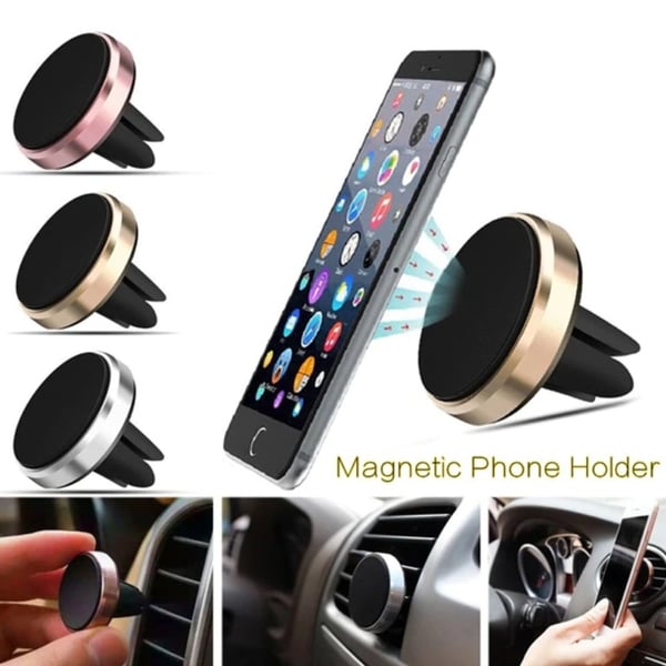 Universell mobiltelefonholder til bilen din - Liten, praktisk med magnet