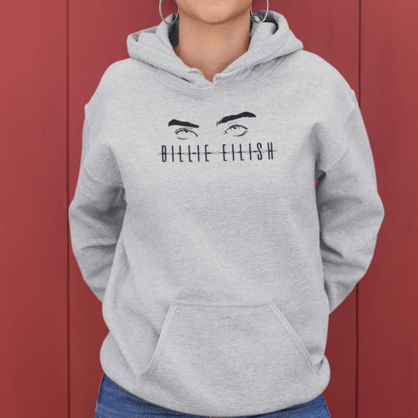 Billie Eilish ögon barn Hoodie huvtröja t-shirt