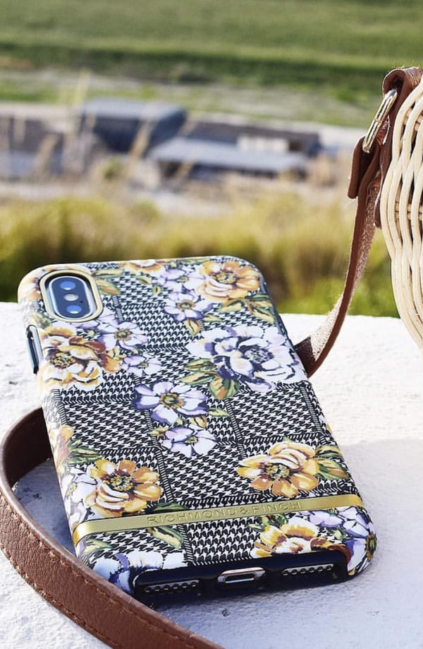 Richmond & Finch - deksel til iPhone XS Max - Floral Tweed