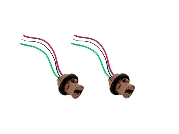 T20 7443 W21/5W xenon/LED/halogeenikanta/liitin, 2 kpl