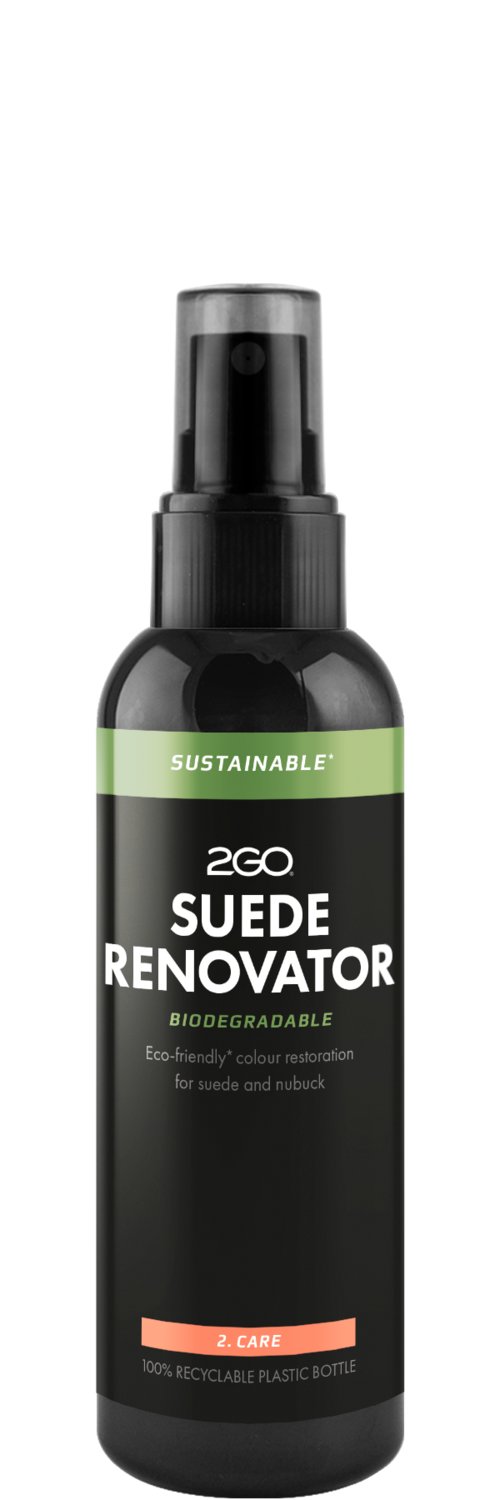 impregneringsspray mocka, 2GO SUSTAINABLE SUEDE RENOVATOR 150 ml