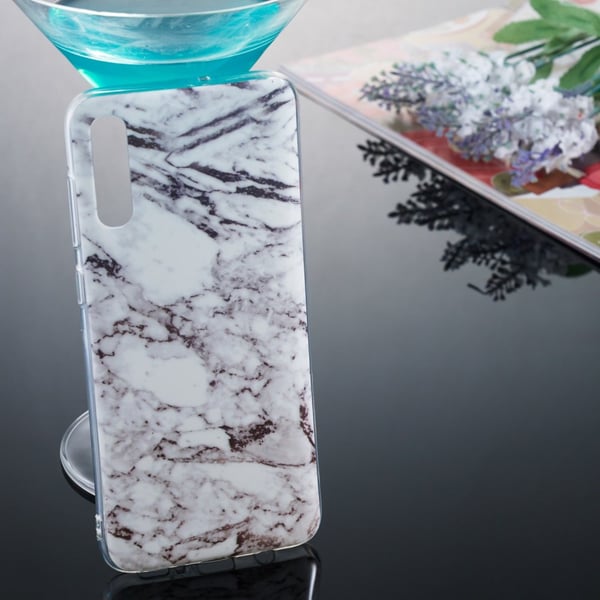 Mønster IMD TPU Blødt Bagcover til Samsung Galaxy A70 - Stil H