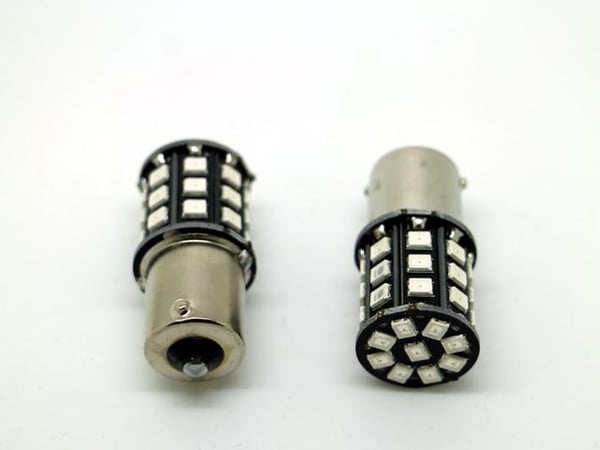 Ba15s Punainen p21w 1156 Led 33kpl 2835smd 2-pack jarruvalo
