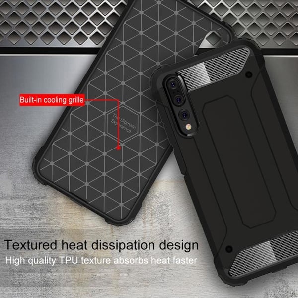 Xiaomi Mi 9 - Deksel/Mobildeksel - Tough - Svart