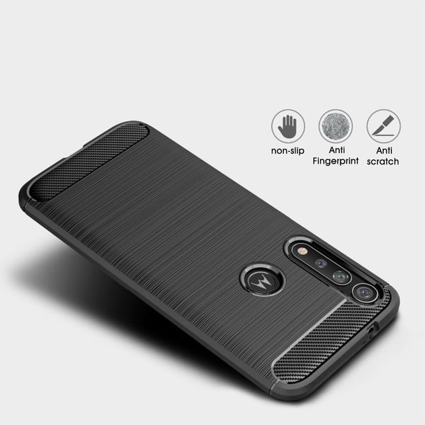 Stöttåligt Armor Carbon TPU-skal Moto G8 Plus