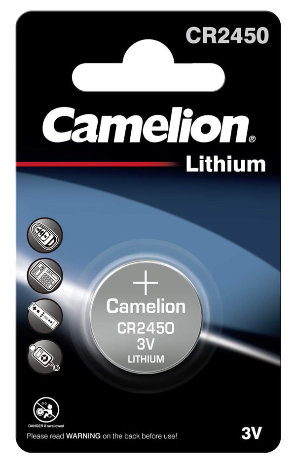 CR2450 Batteri Litium Lithium Camelion