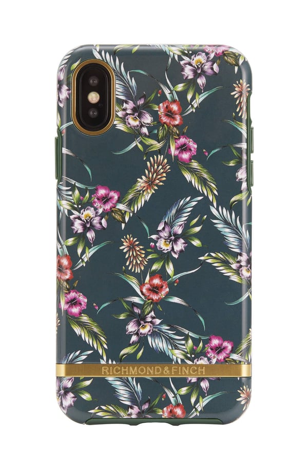 Richmond & Finch deksel til iPhone XS Max - Emerald Blossom