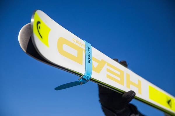 spännband i plast, skidband tpu, FIXPLUS 46 CM gul