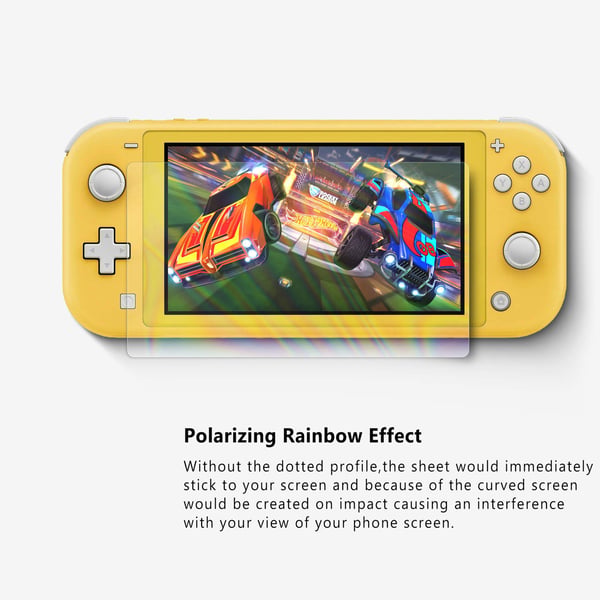 2x Kompatibel med Nintendo Switch Lite skjermbeskytter for herdet glass