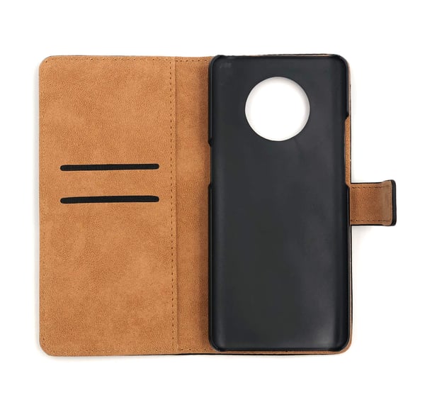 Plånboksfodral Äkta Skinn Oneplus 7T