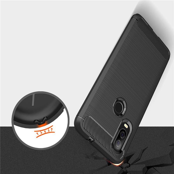 Stöttåligt Armor Carbon TPU-skal Motorola One Vision