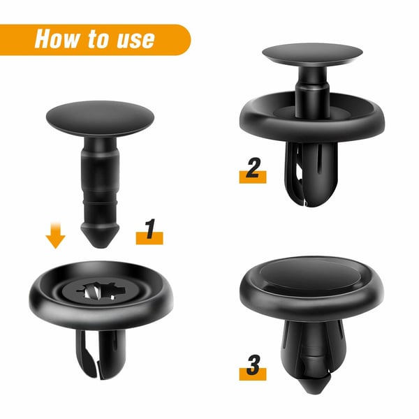 10X Universal plastklips passer til Toyota / Lexus 9046707201