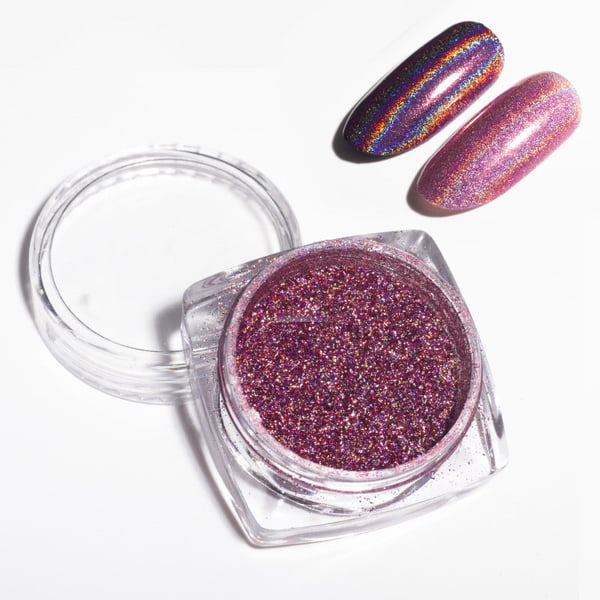 Rosa / lilla speilpigment - Krom speilpulver