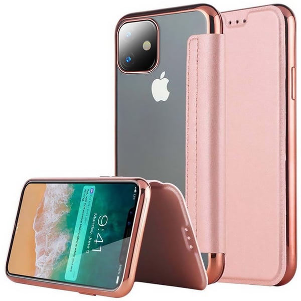 SKALO iPhone 11 Pro Max Lompakkokotelo TPU Ultra Ohut