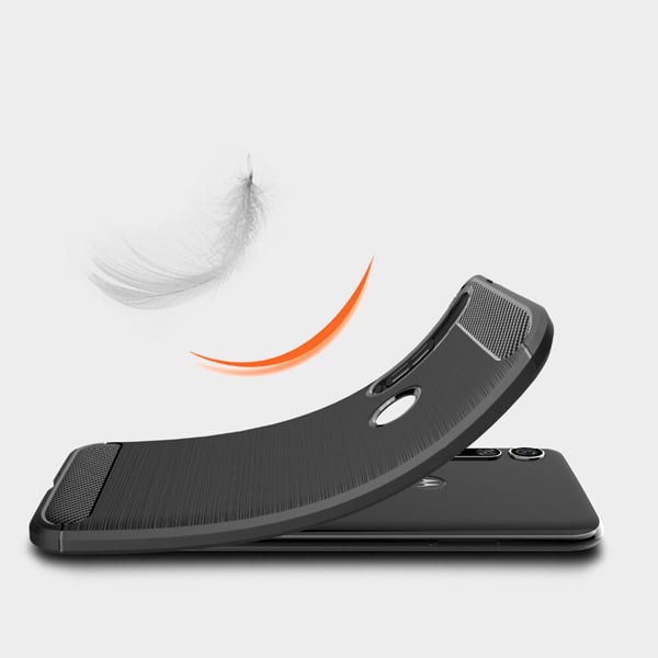 Stöttåligt Armor Carbon TPU-skal Moto G8 Plus