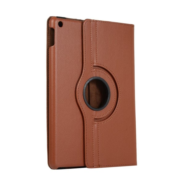 Apple iPad 10.2 2021/2020/2019 Litchi Texture - tablettikotelo - Ruskea