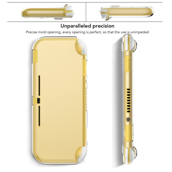 Kompatibel med Nintendo Switch Lite Transparent holdbart blødt TPU cover