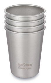 KLEAN KANTEEN STEEL PINT 296 ML 4-PACK BRUSHED STEINLESS