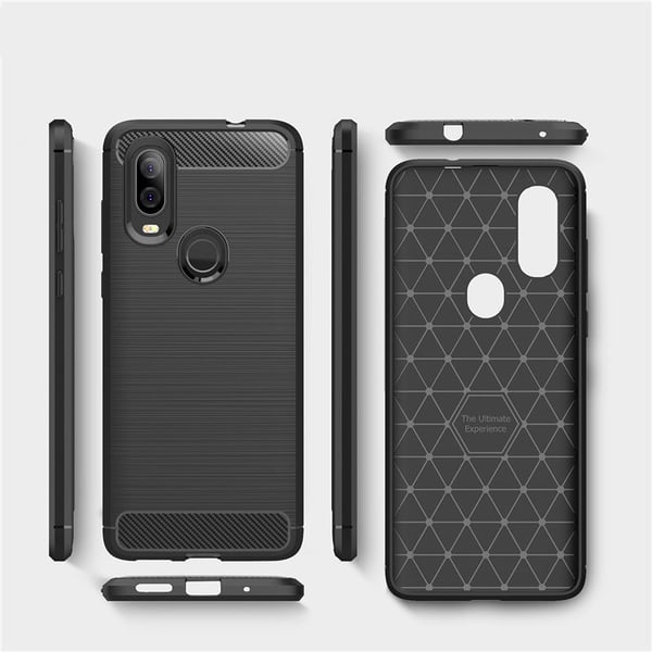 Stöttåligt Armor Carbon TPU-skal Motorola One Vision