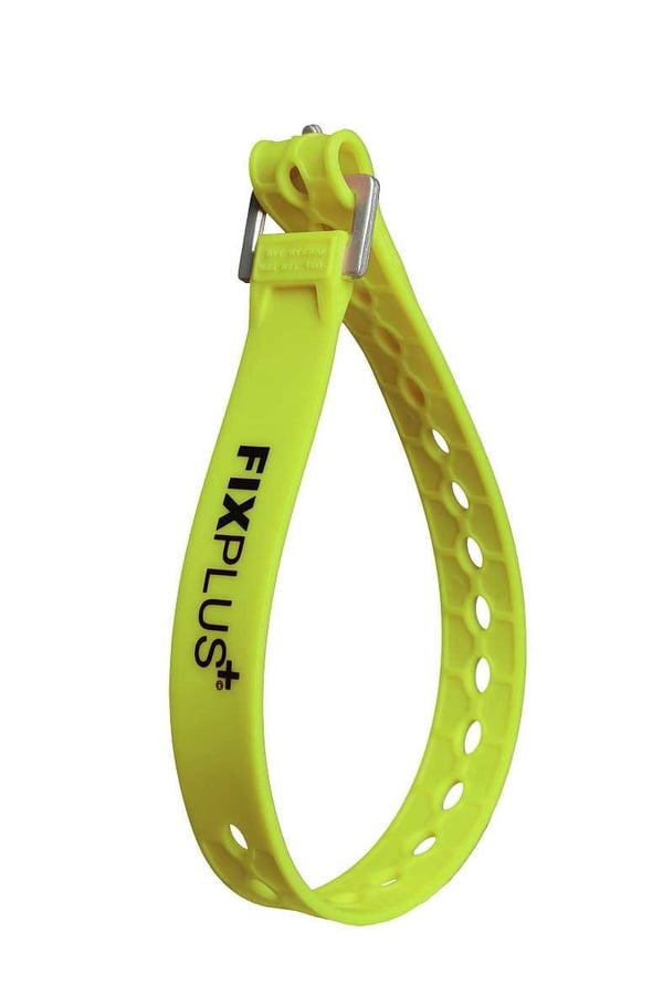 spännband i plast, skidband tpu, FIXPLUS 46 CM gul