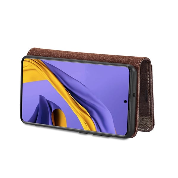 DG.MING Samsung Galaxy A71 Split Lommebok - deksel I Lær - Grå