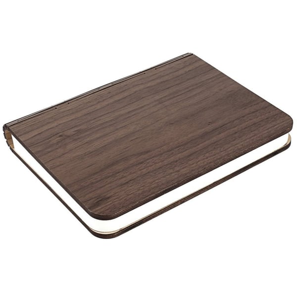 Kirja LED-lamppu / Book Lamp - (Puu)