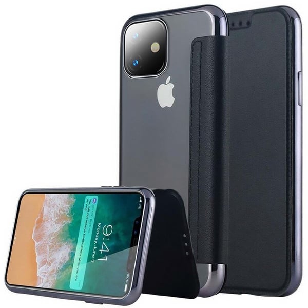 SKALO iPhone 11 Pro Max Lompakkokotelo TPU Ultra Ohut