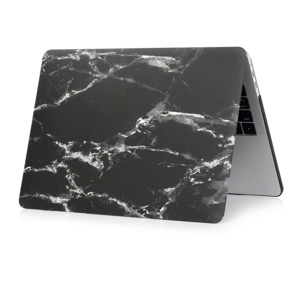 MacBook Air 13.3 A1932 (2018) + Retina Modelldeksel - Marmor Svart