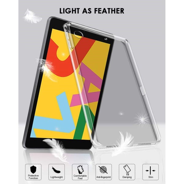 iPad 10.2 2021/2020/2019 TPU - deksel - Gjennomsiktig