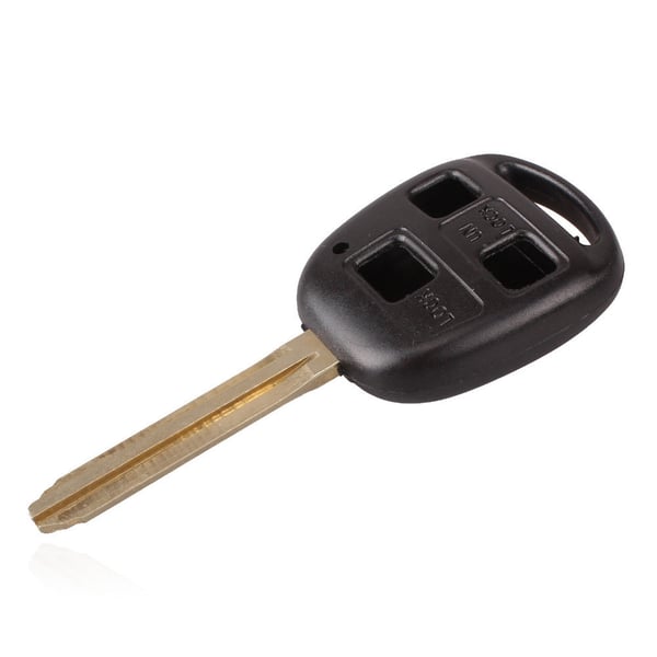 3-knaps bilnøgle TOY43 + tastatur til Toyota